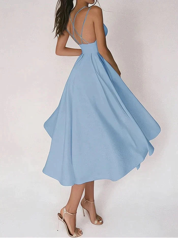 CHANTAL - Elegantes Kleid mit V-Ausschnitt