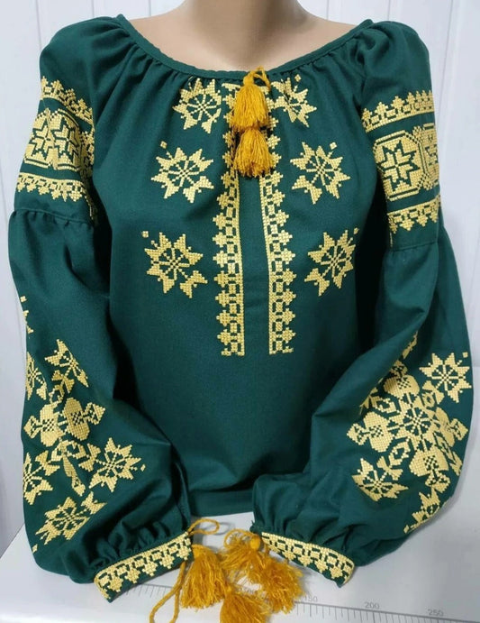 Ada - Boho-Bluse mit Blumendruck und Laternenärmeln