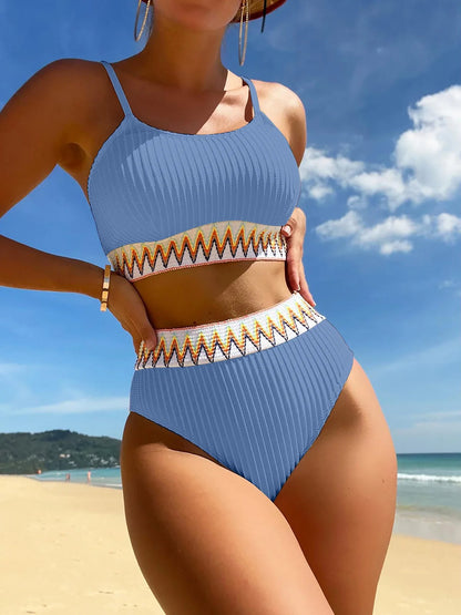 Nancy - Bikini-Badeanzug mit hoher Taille