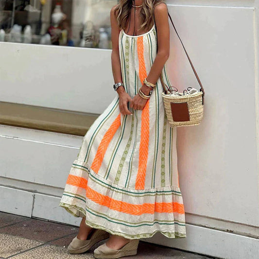 Adela - Stylisches Kleid in Orange
