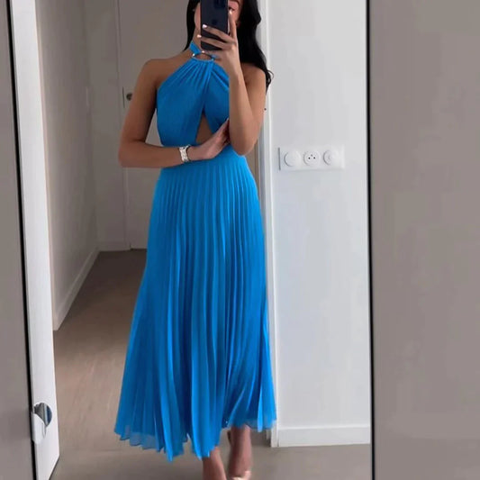 Anouk - Blaues elegantes Kleid