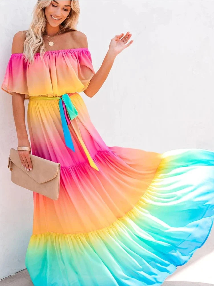 Bright - Multicolor Sommerkleid